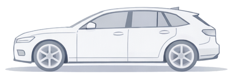 Car price breakdown vehicle illustration